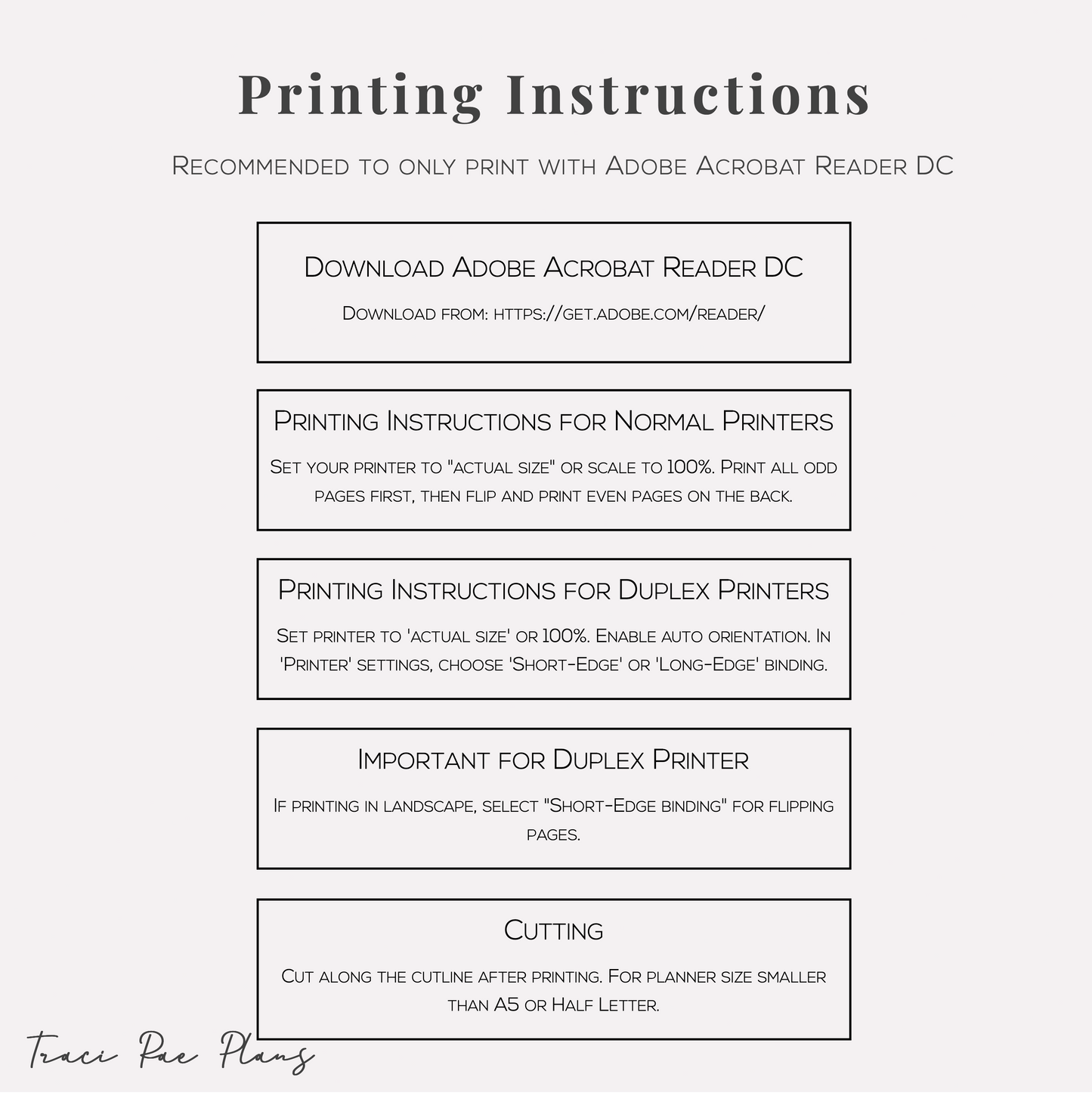 Printable Inserts - 2025 Moon Phase Calendars