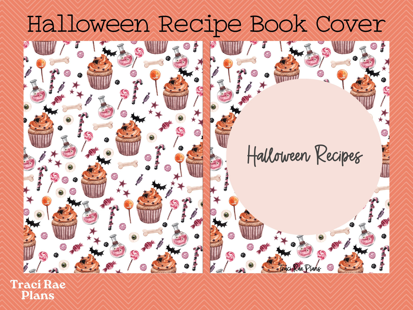 Printable Halloween Recipe Book US Letter & Digital