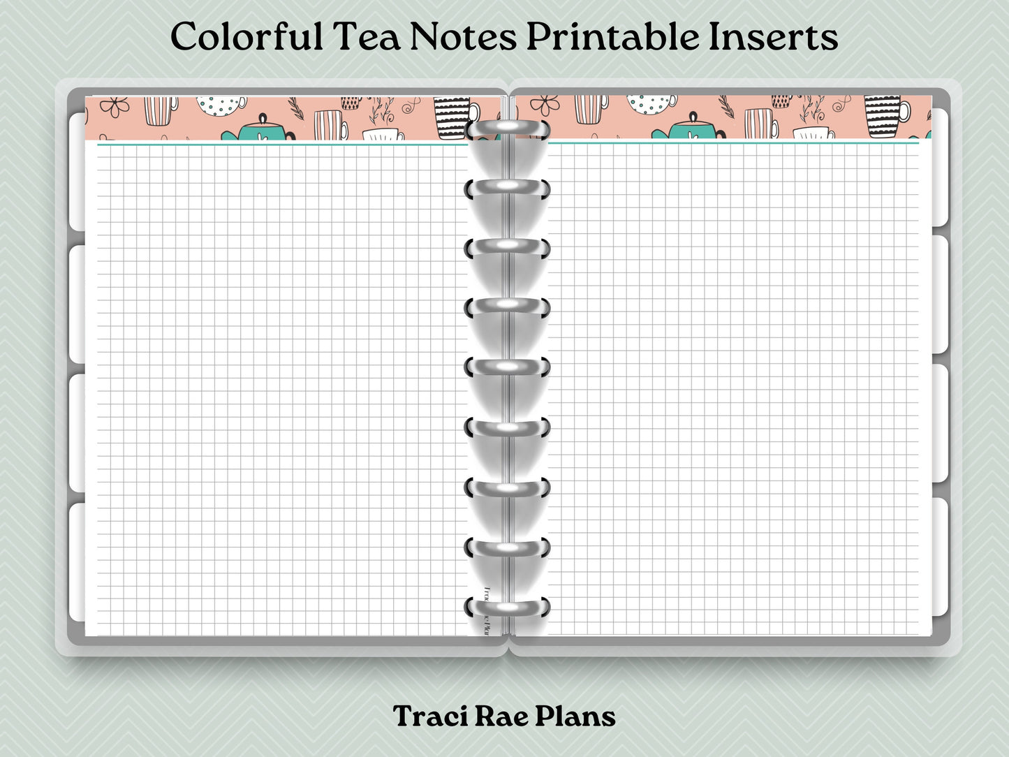 Printable Inserts - Colorful Tea Notes