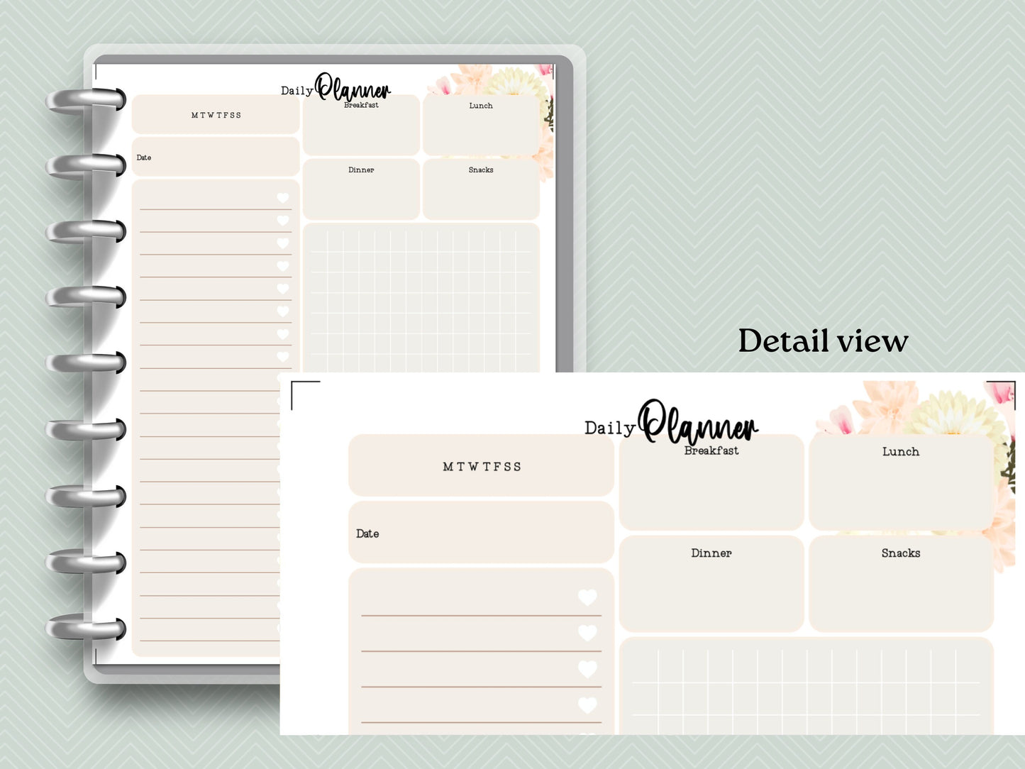 Printable Inserts - Meadow Daily Planner