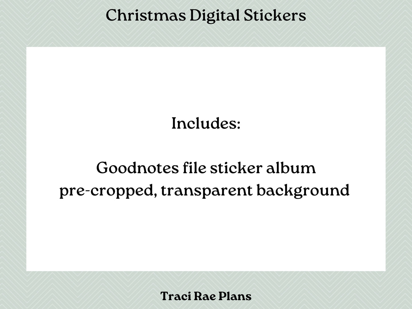 Christmas Pre-Cropped Digital Stickers