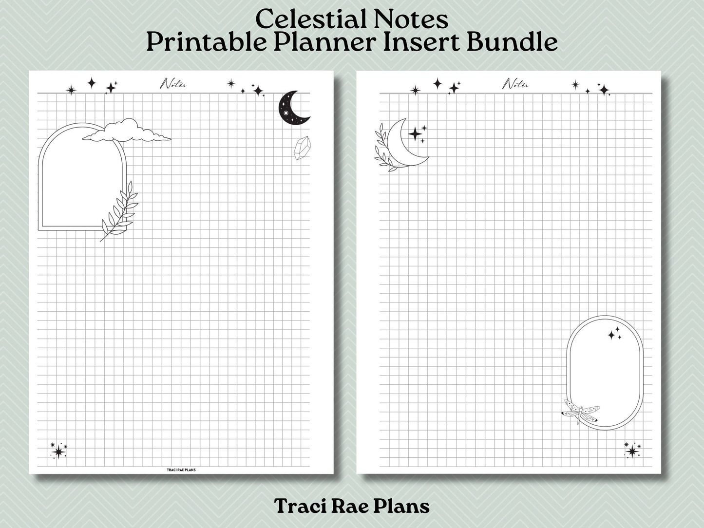 Printable Inserts - Celestial Notes