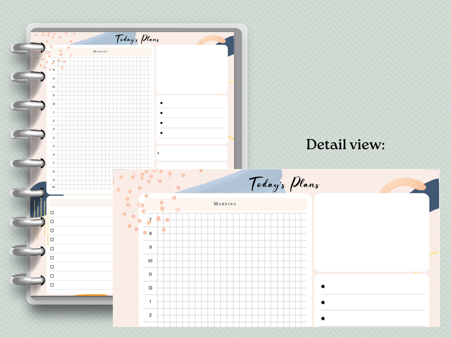 Printable Inserts - Today's Plans & Review