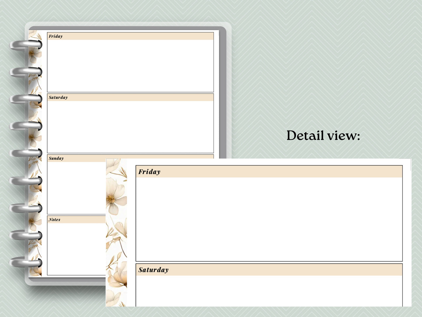 Printable Inserts - Spring Horizontal WO2P