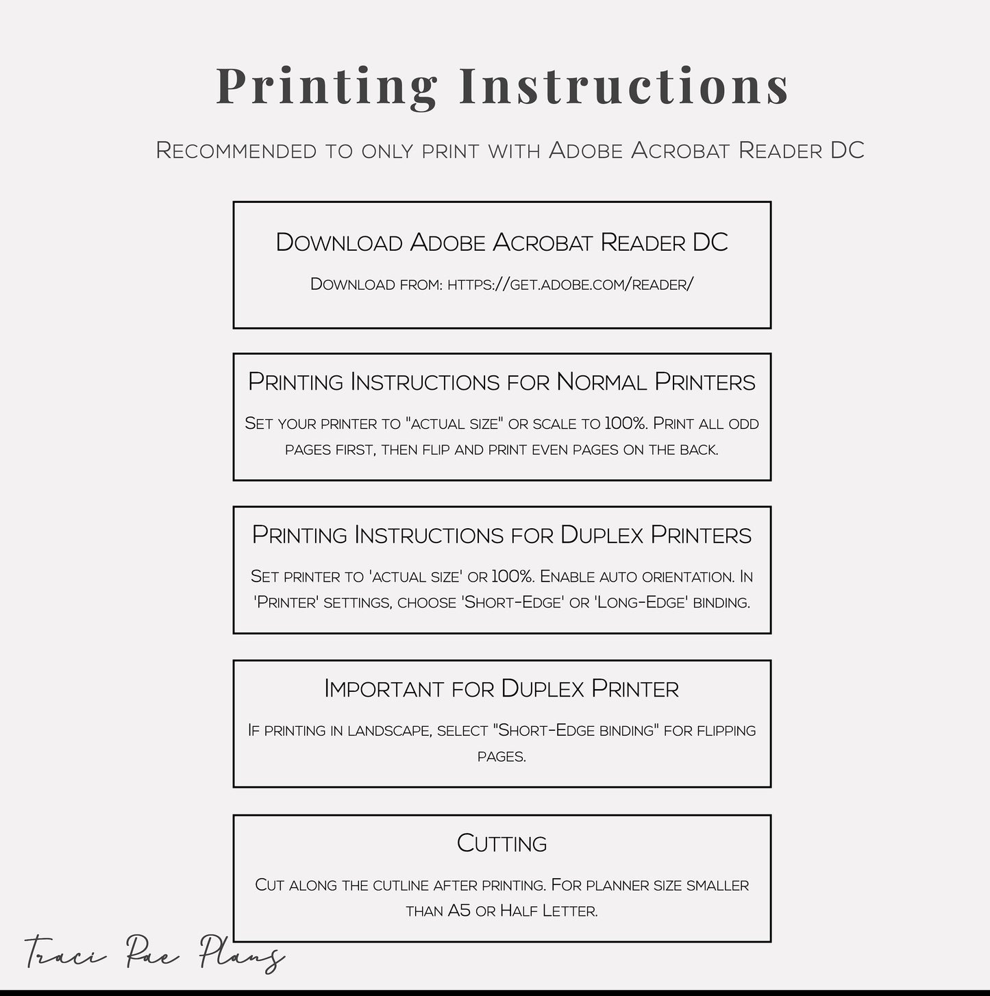 Printable Inserts - Midnight Garden Lined Notes