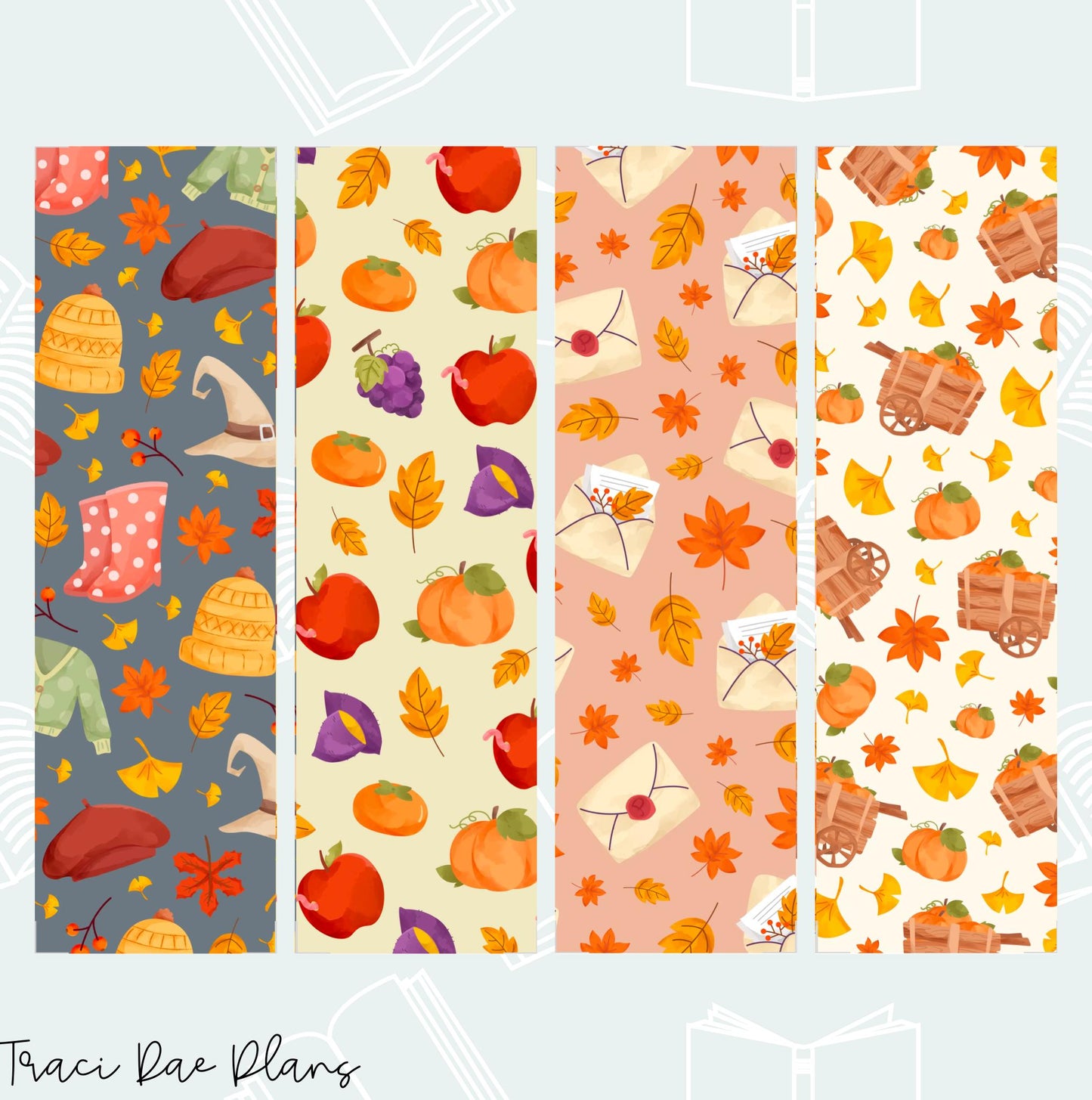 Printable Bookmark Bundle - Cozy Fall